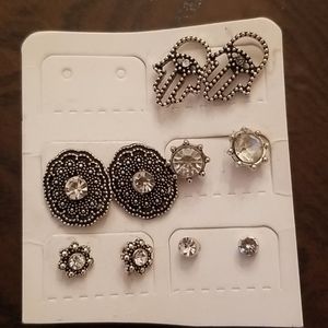 Earrings Hamzah Black Silver